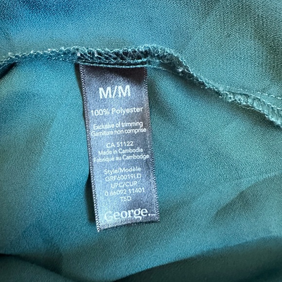 GEORGE Women’s Oversized Blouse With Gold Zipper And 3/4 Sleeves - Picture 5 of 5